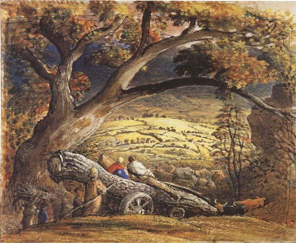 Samuel Palmer The Timber Wain Germany oil painting art